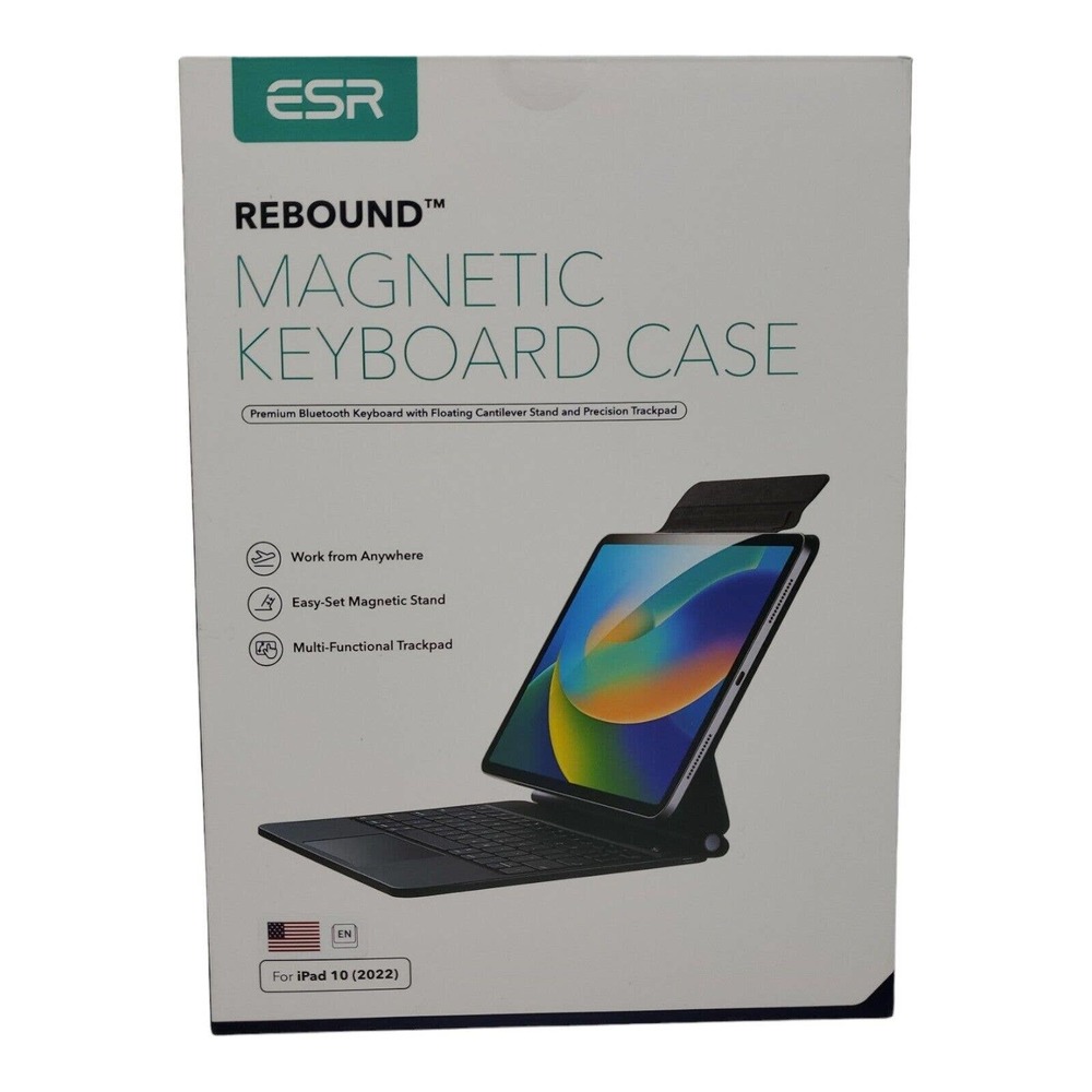 ESR Rebound Magnetic Keyboard Case Compatible with iPad 10 (2022)